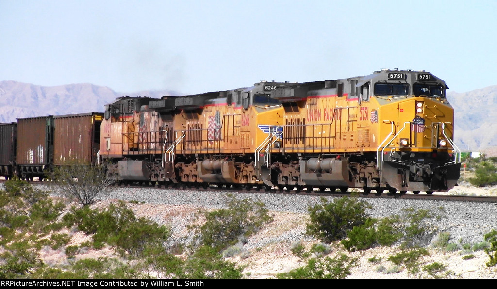 EB Unit Empty Hooper Car Frt at Erie NV -2